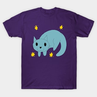 Floppy cat blue T-Shirt